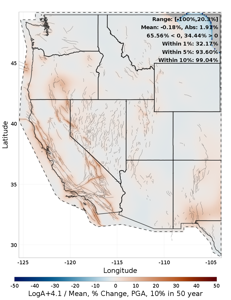 Percent Difference Map