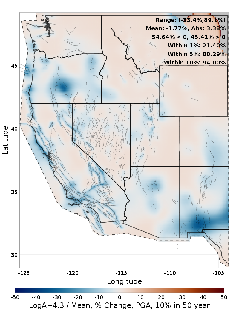 Percent Difference Map