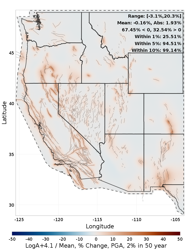 Percent Difference Map