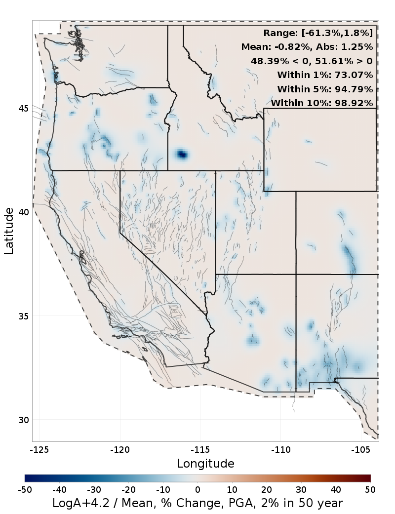 Percent Difference Map