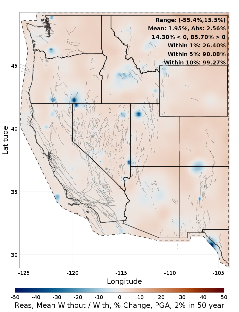Percent Difference Map