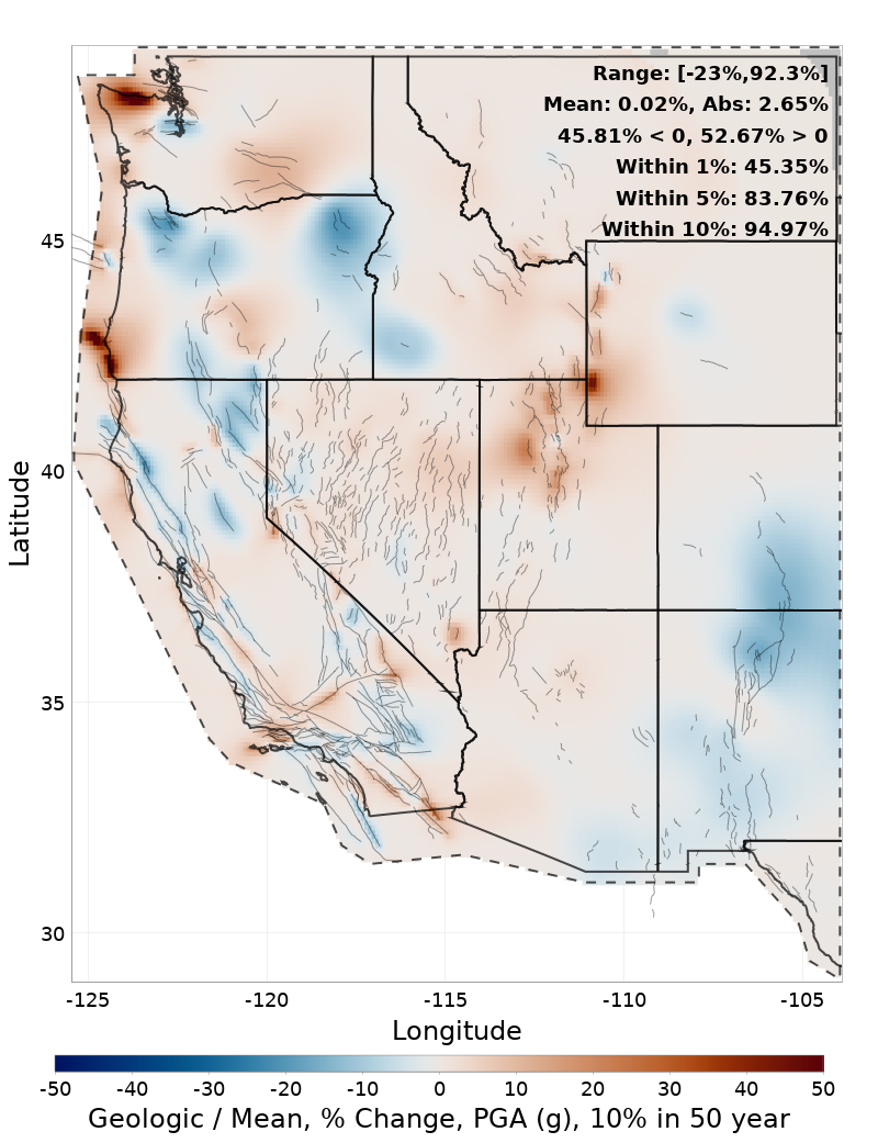 Percent Difference Map