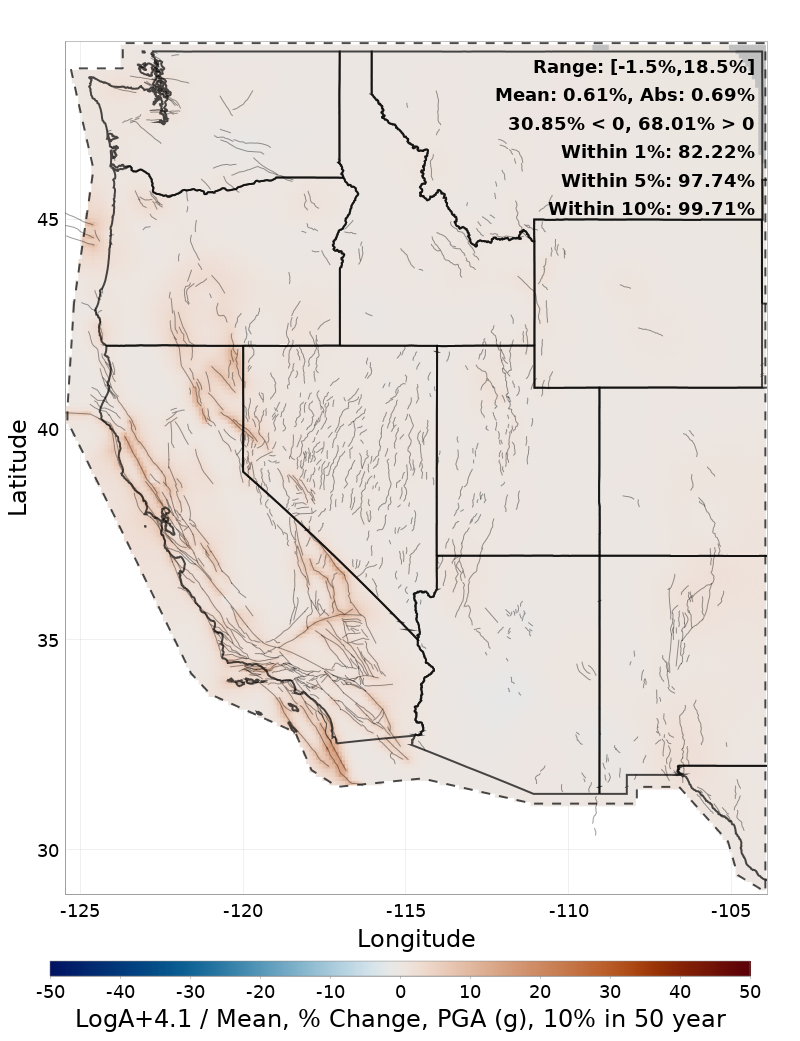 Percent Difference Map