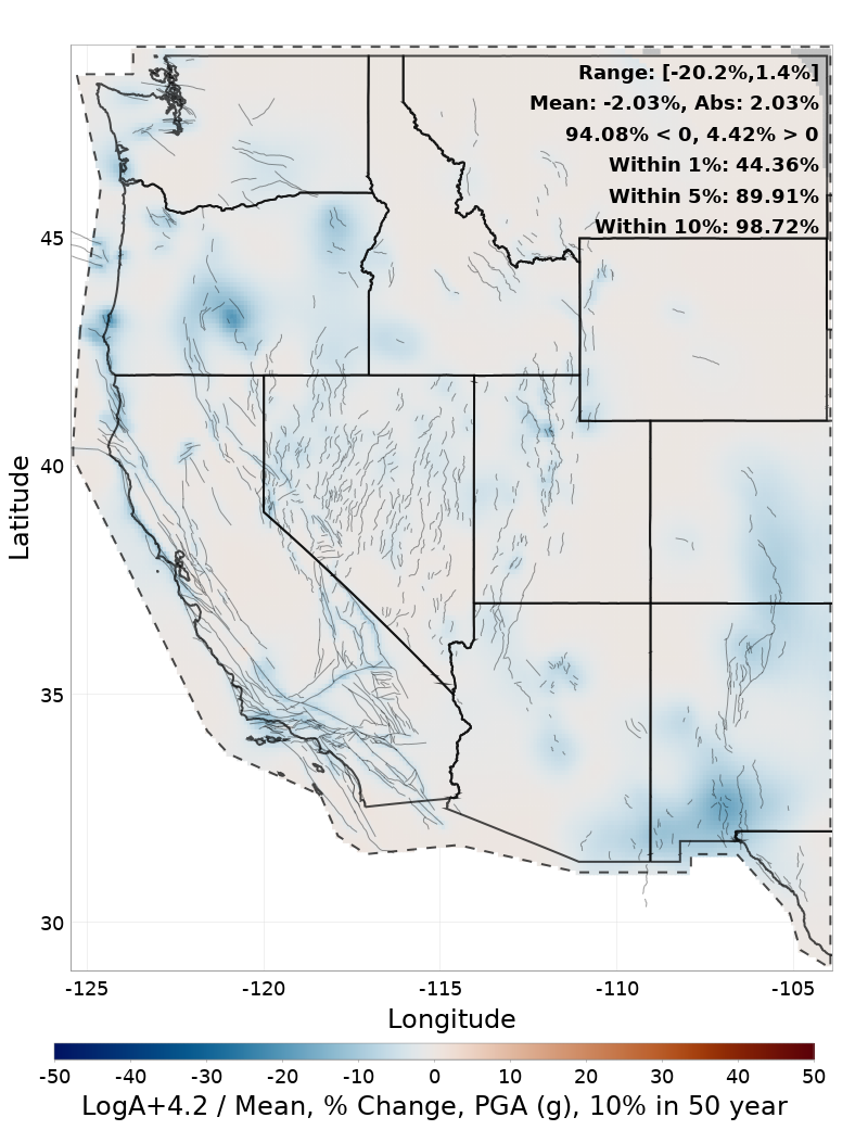 Percent Difference Map
