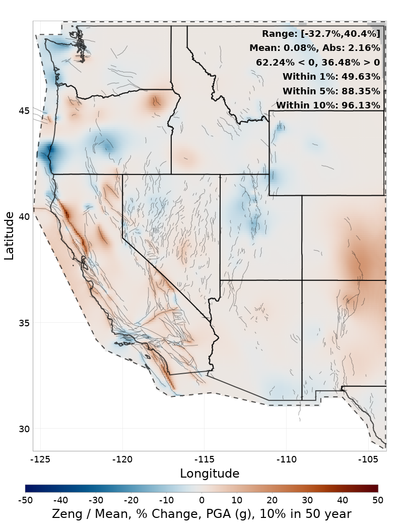 Percent Difference Map
