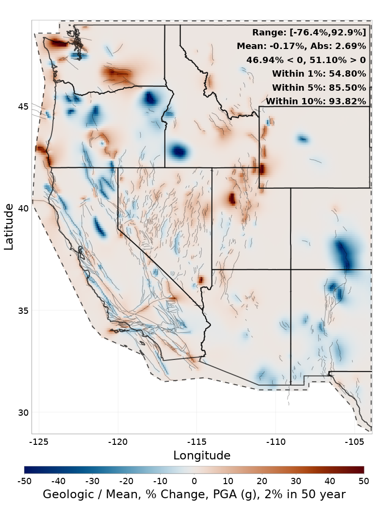 Percent Difference Map