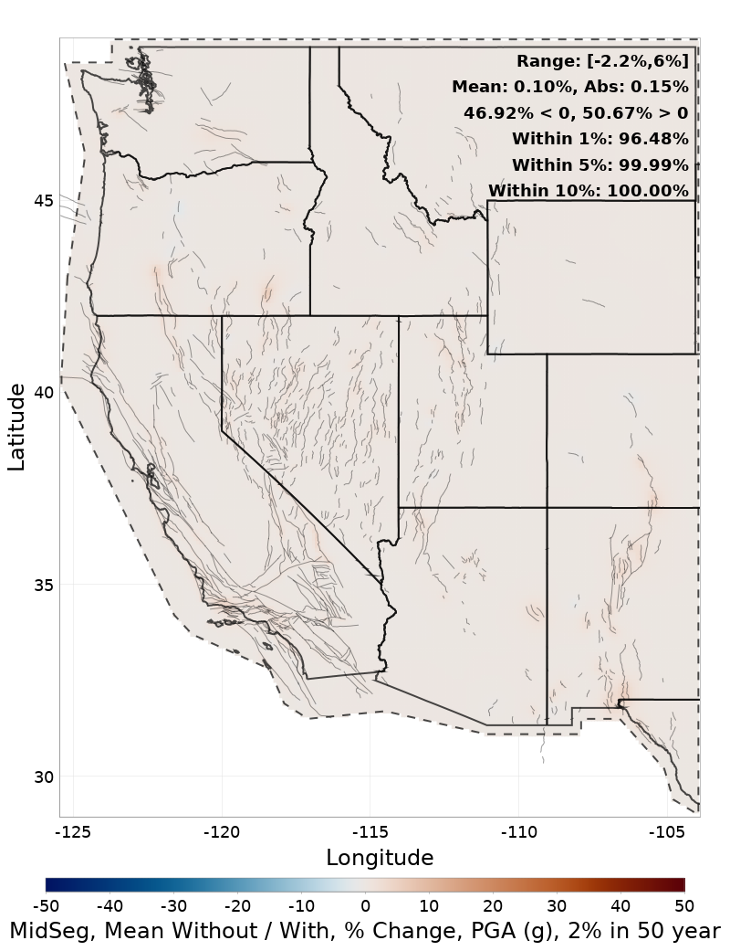 Percent Difference Map