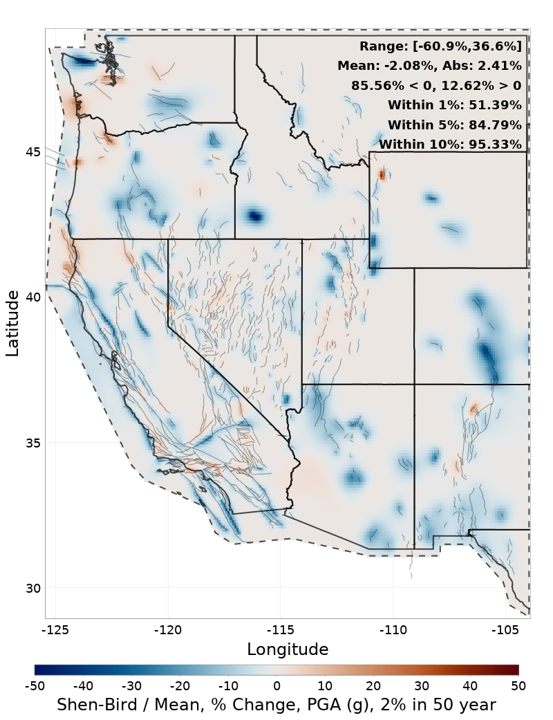 Percent Difference Map