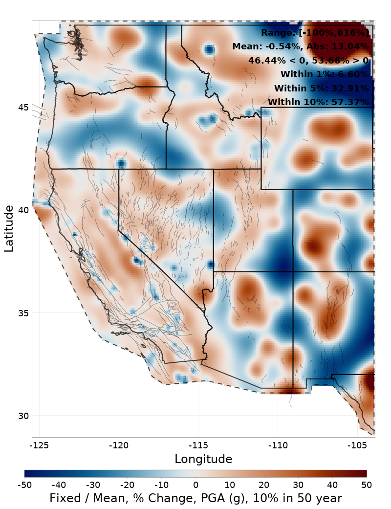 Percent Difference Map