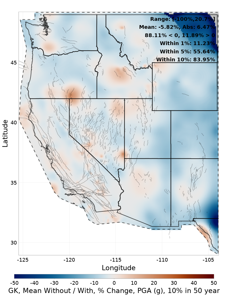 Percent Difference Map