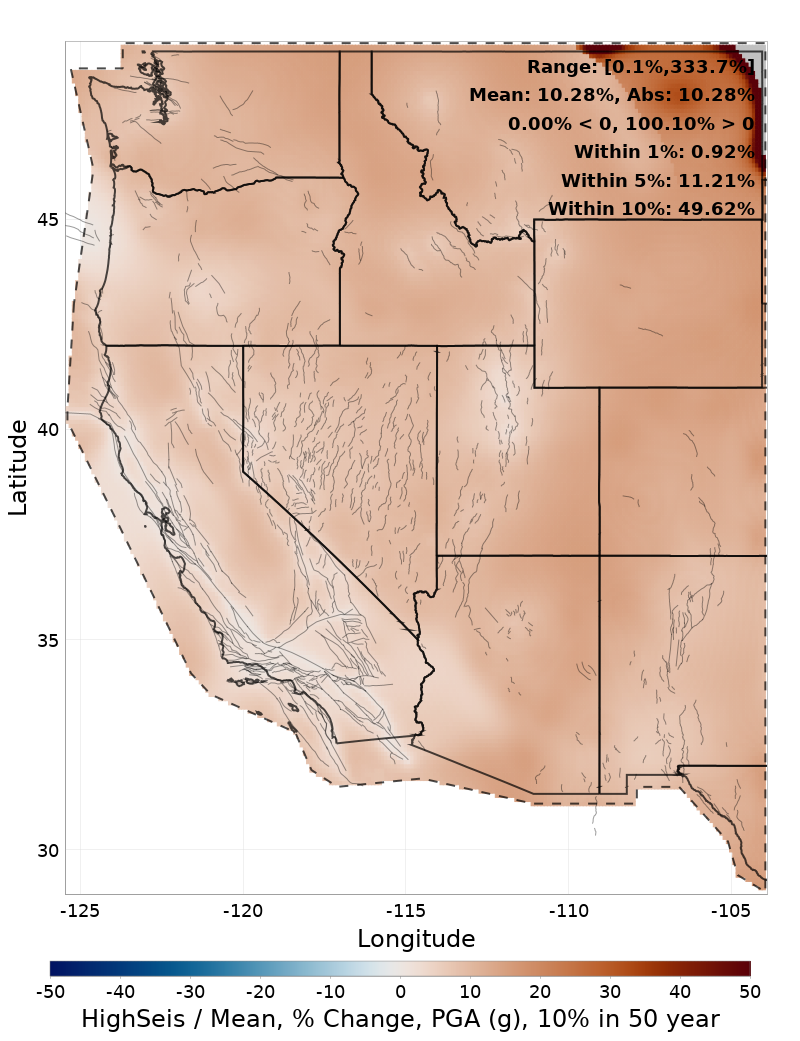 Percent Difference Map