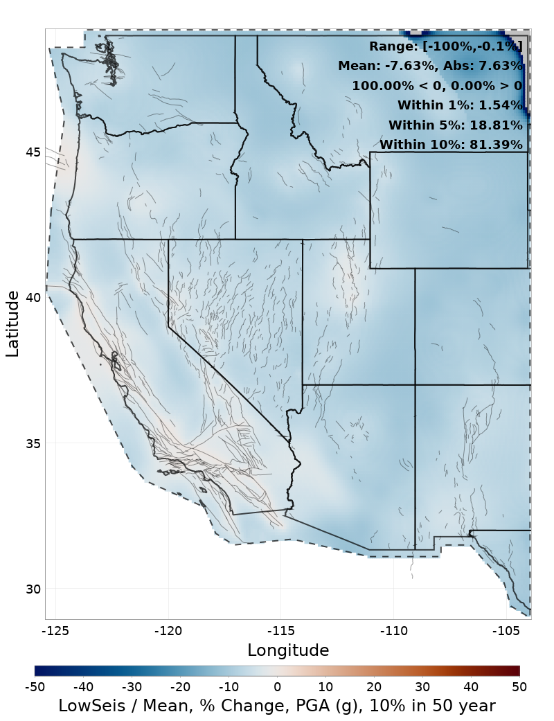 Percent Difference Map