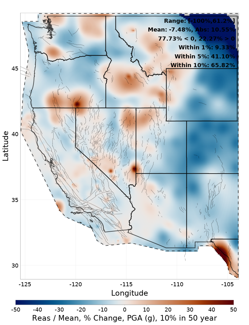 Percent Difference Map