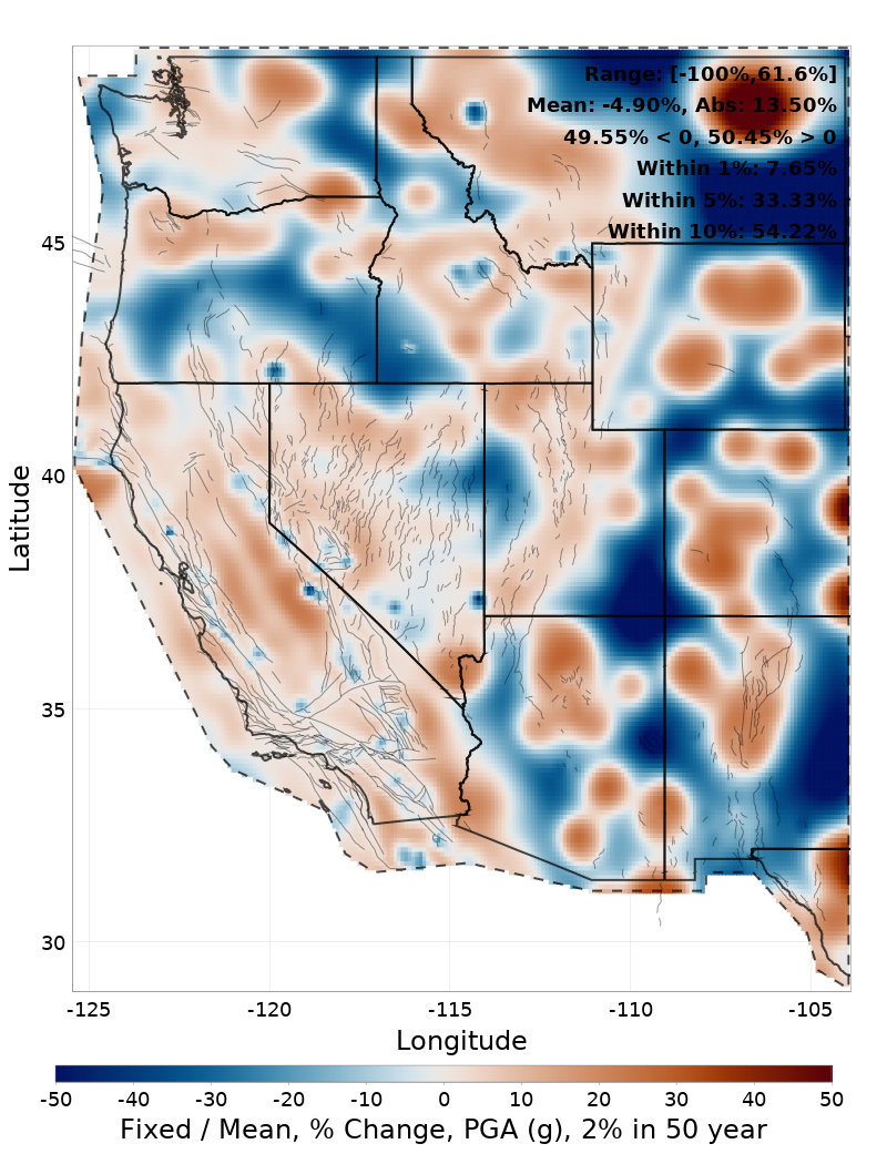 Percent Difference Map