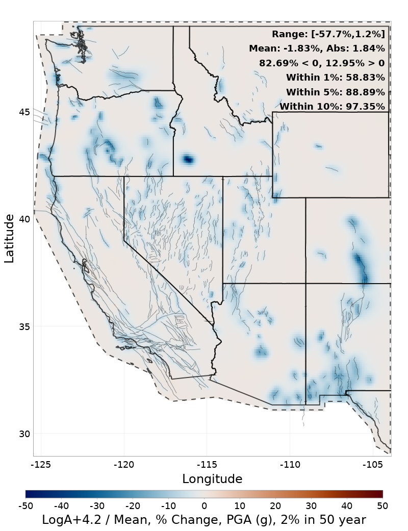 Percent Difference Map