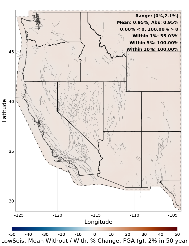 Percent Difference Map