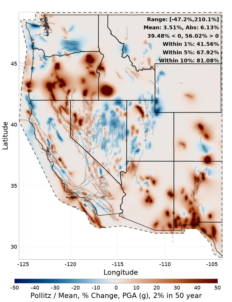 Percent Difference Map
