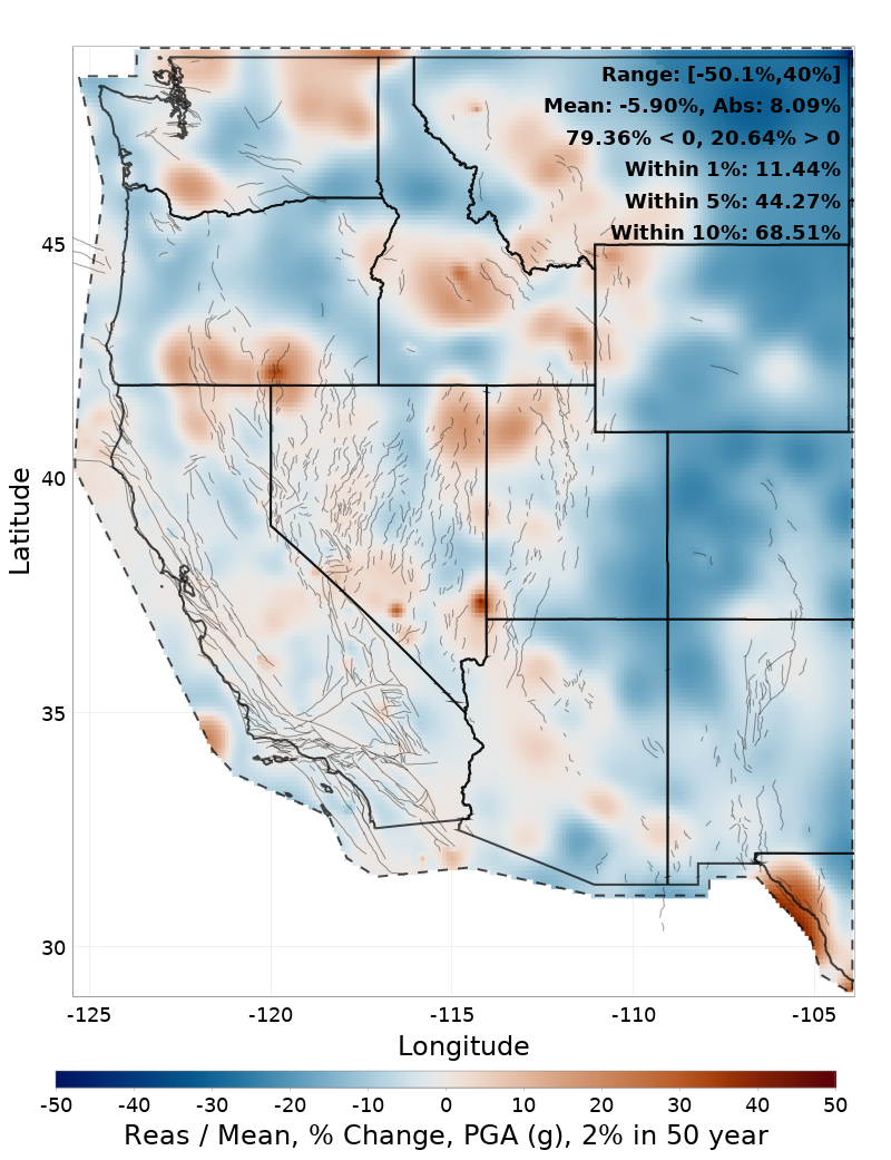 Percent Difference Map