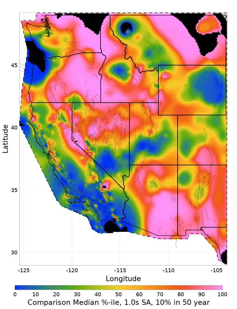 Median Percentile Map