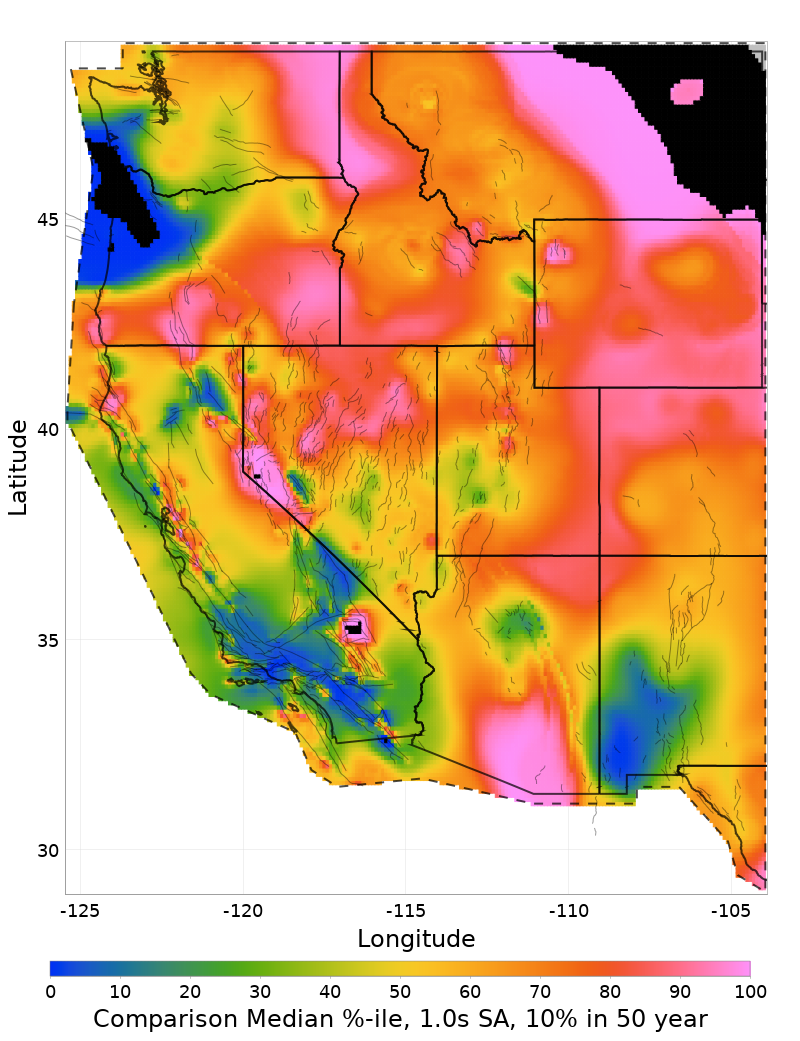 Median Percentile Map