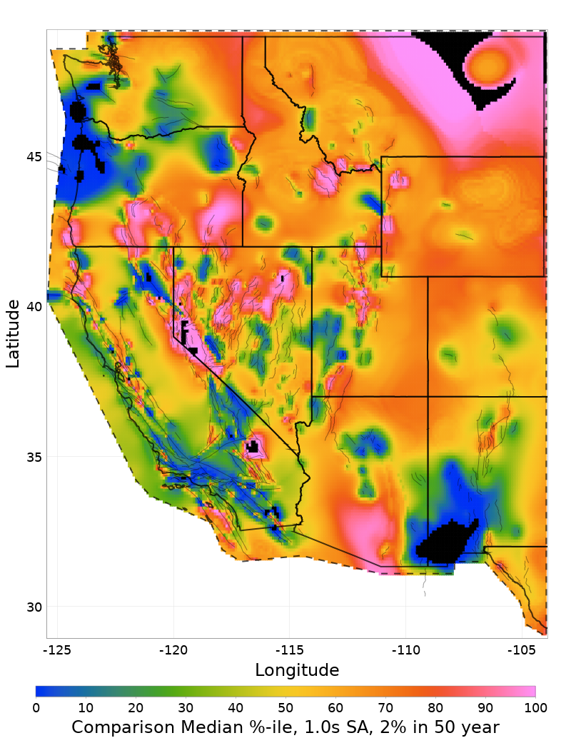 Median Percentile Map
