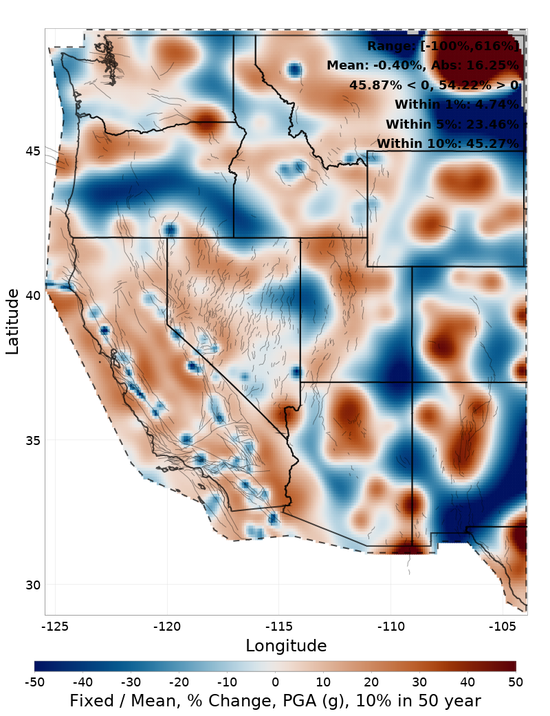Percent Difference Map
