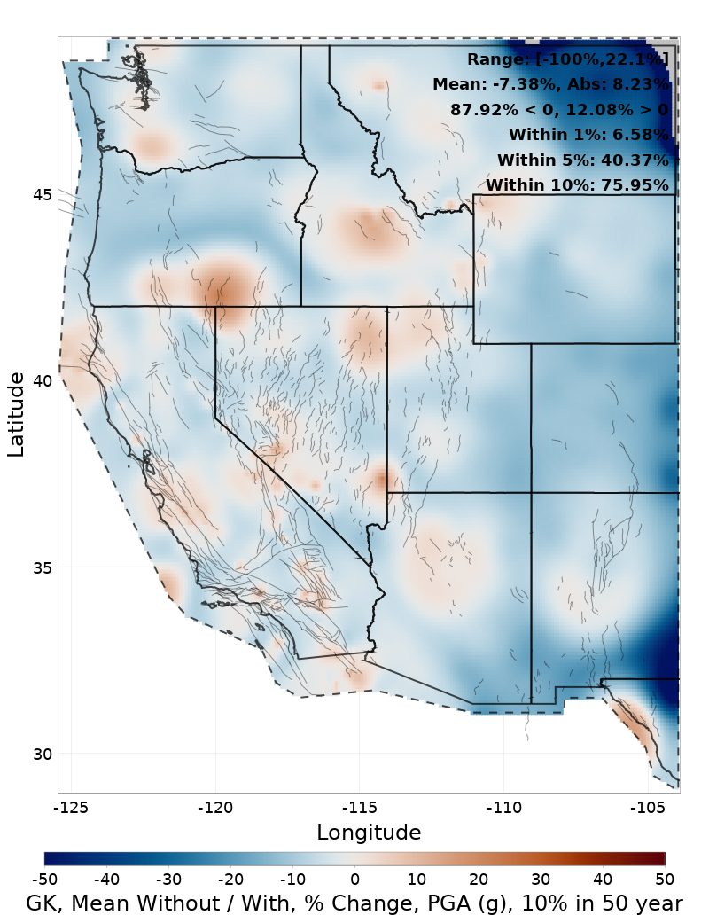 Percent Difference Map