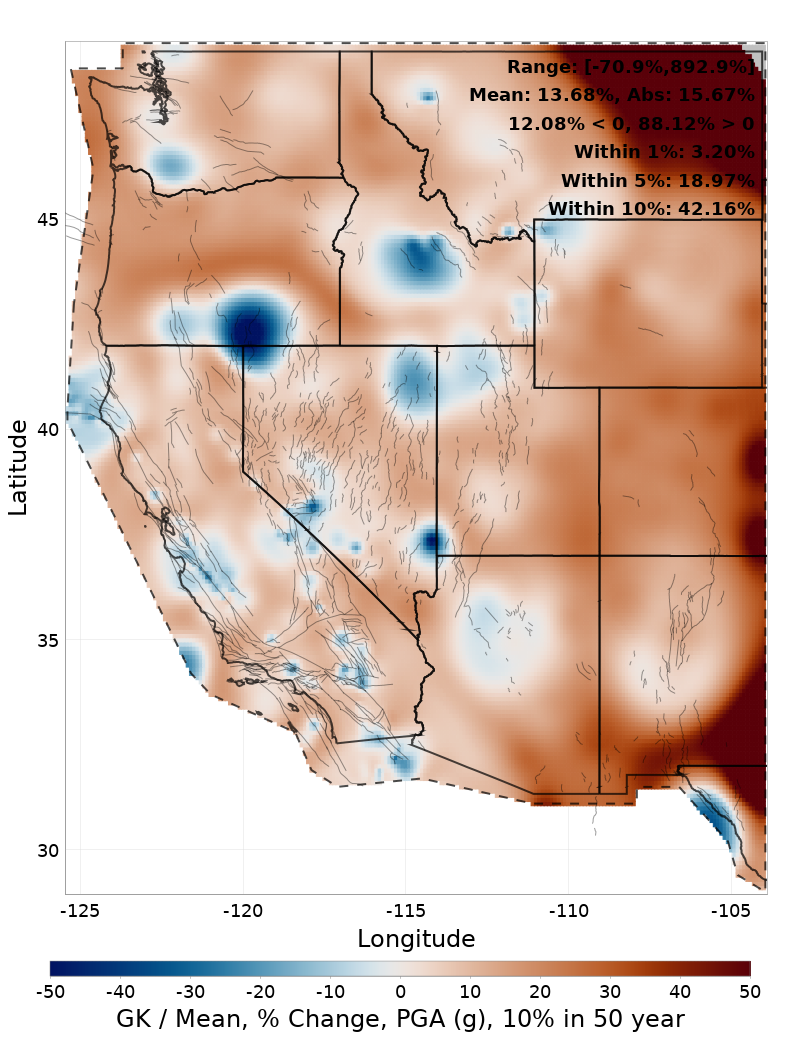 Percent Difference Map