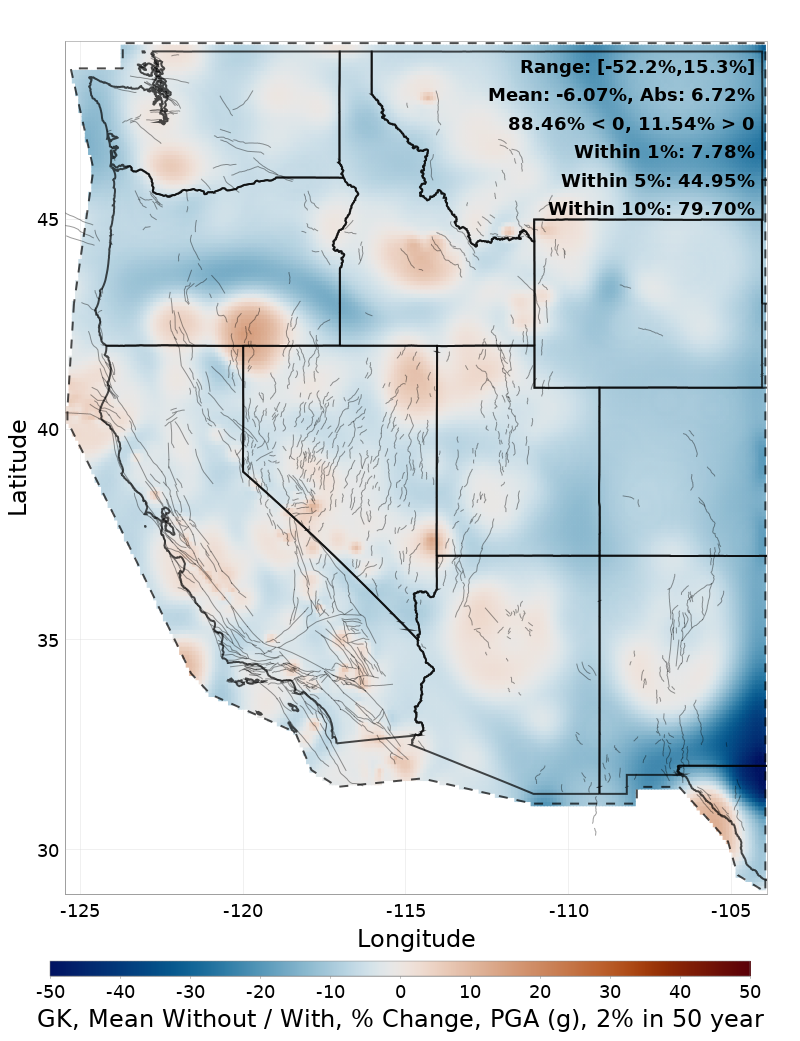 Percent Difference Map