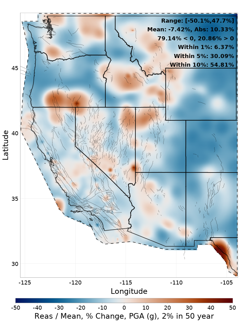 Percent Difference Map