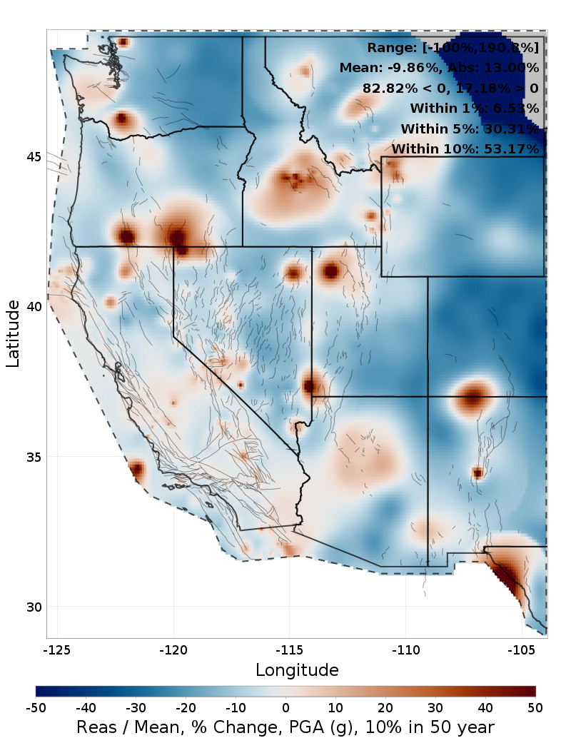 Percent Difference Map