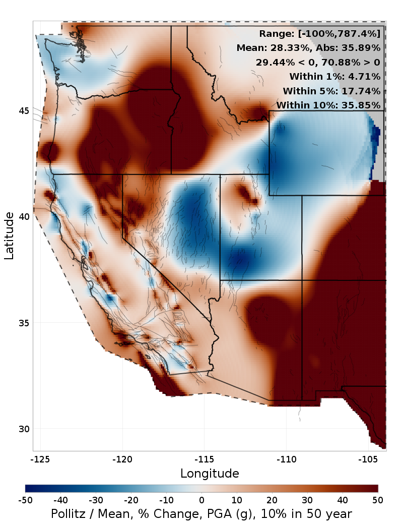 Percent Difference Map