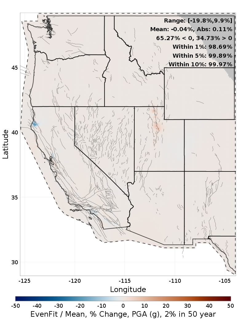 Percent Difference Map