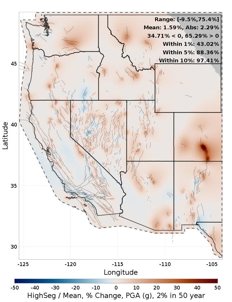 Percent Difference Map
