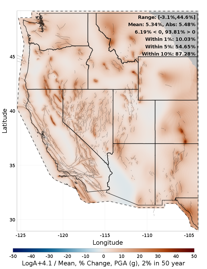 Percent Difference Map