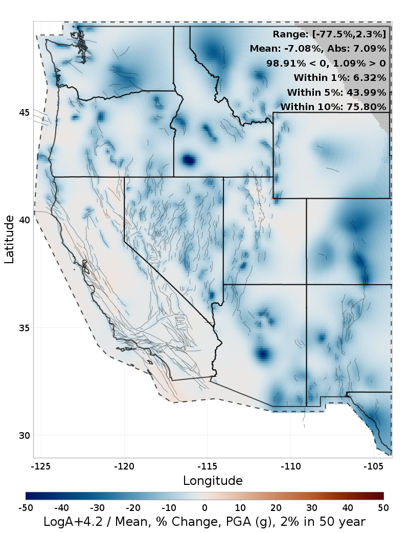 Percent Difference Map