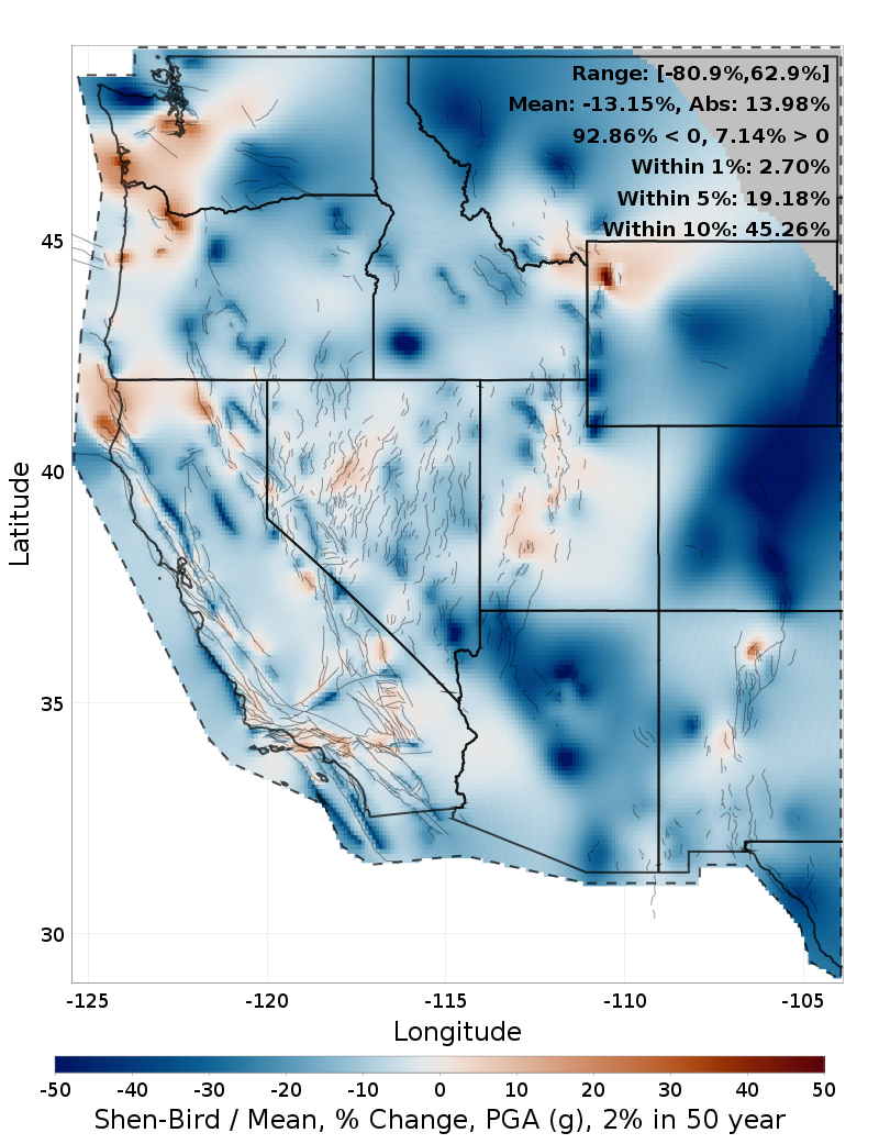 Percent Difference Map