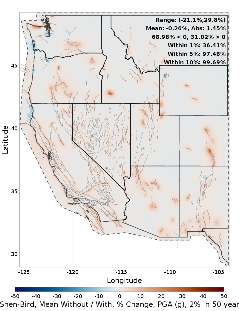 Percent Difference Map