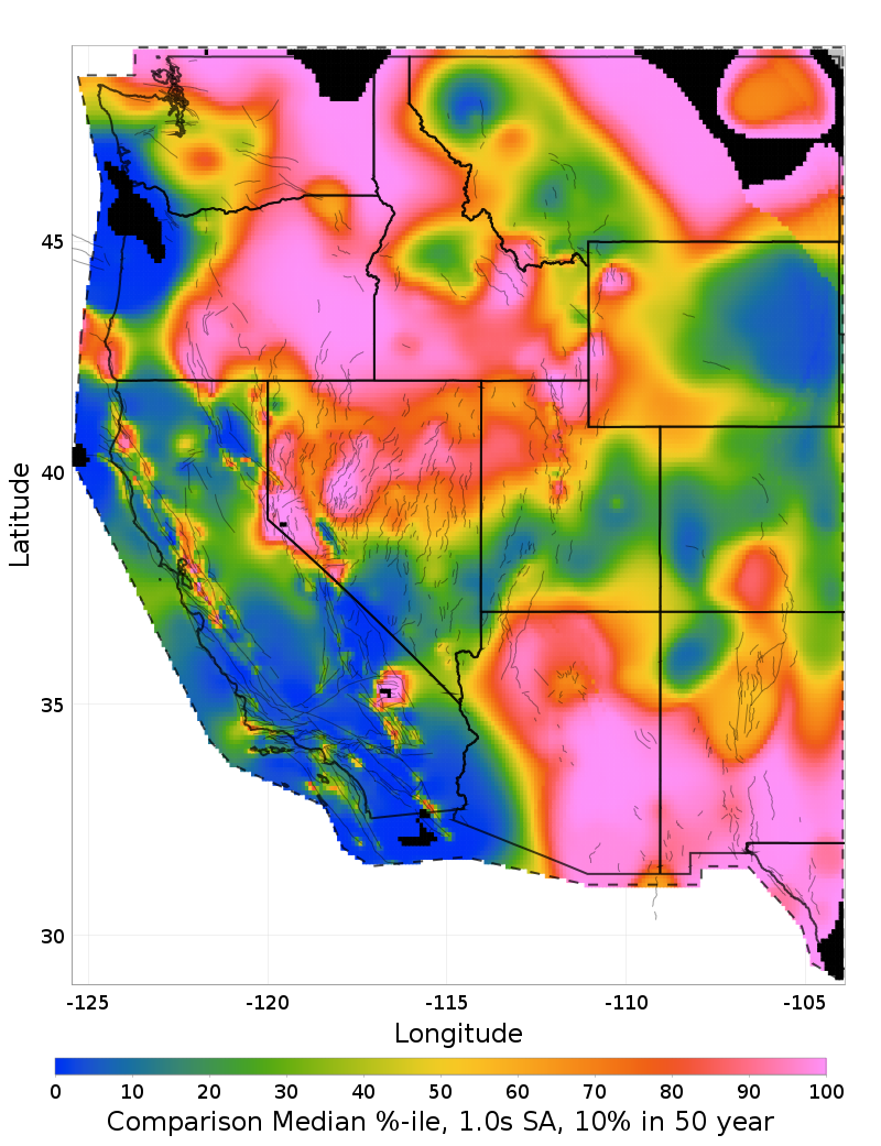 Median Percentile Map