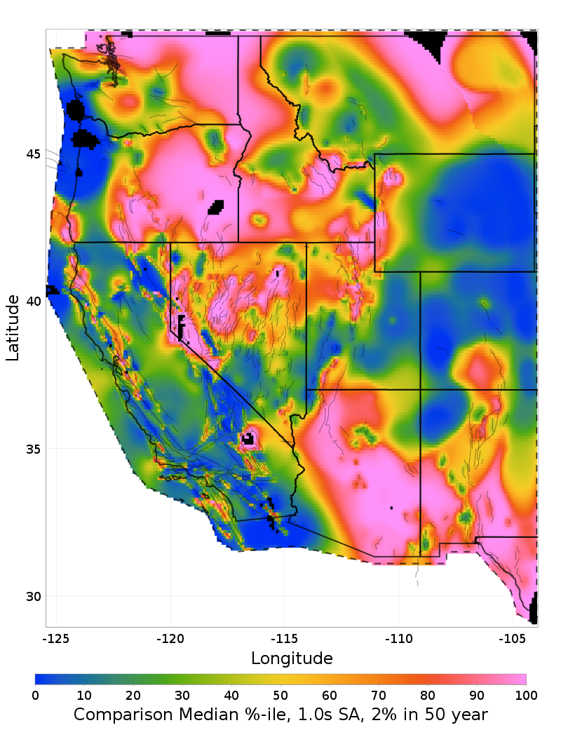 Median Percentile Map