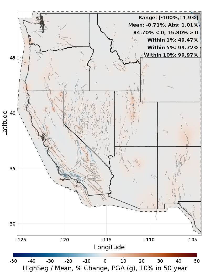 Percent Difference Map