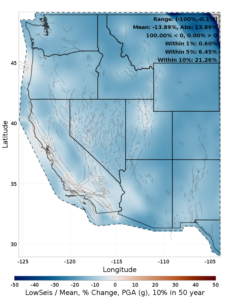 Percent Difference Map