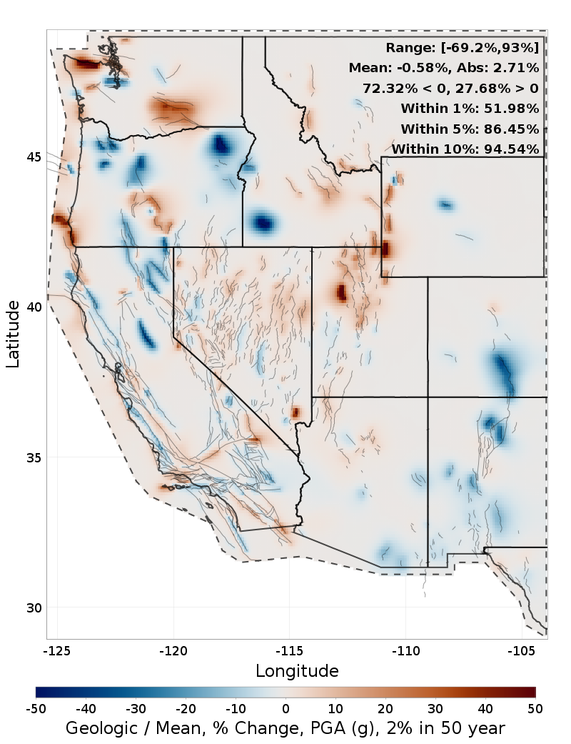 Percent Difference Map
