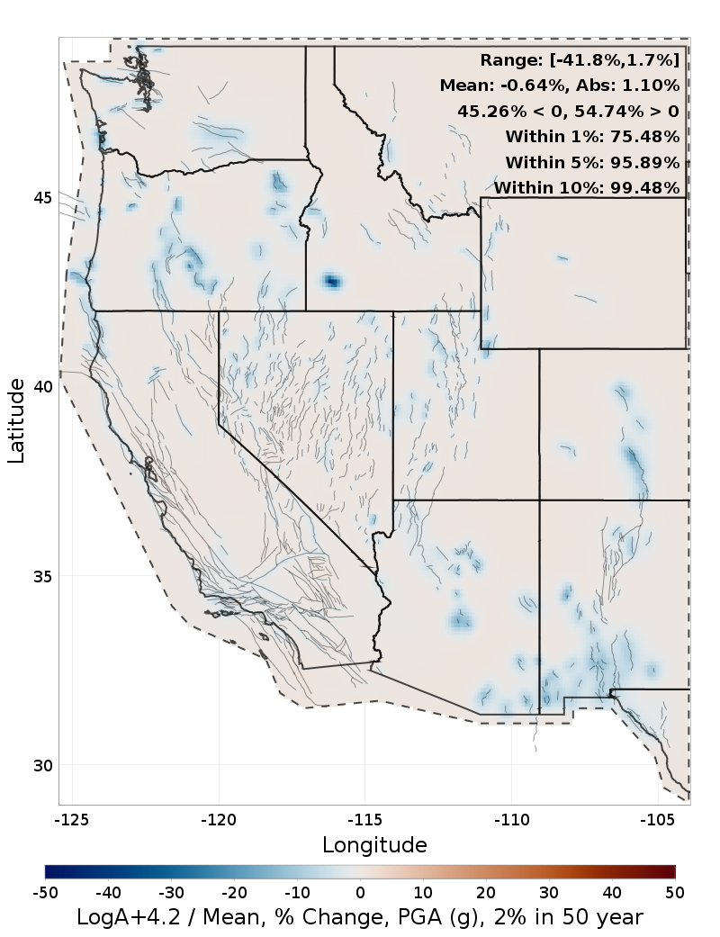 Percent Difference Map