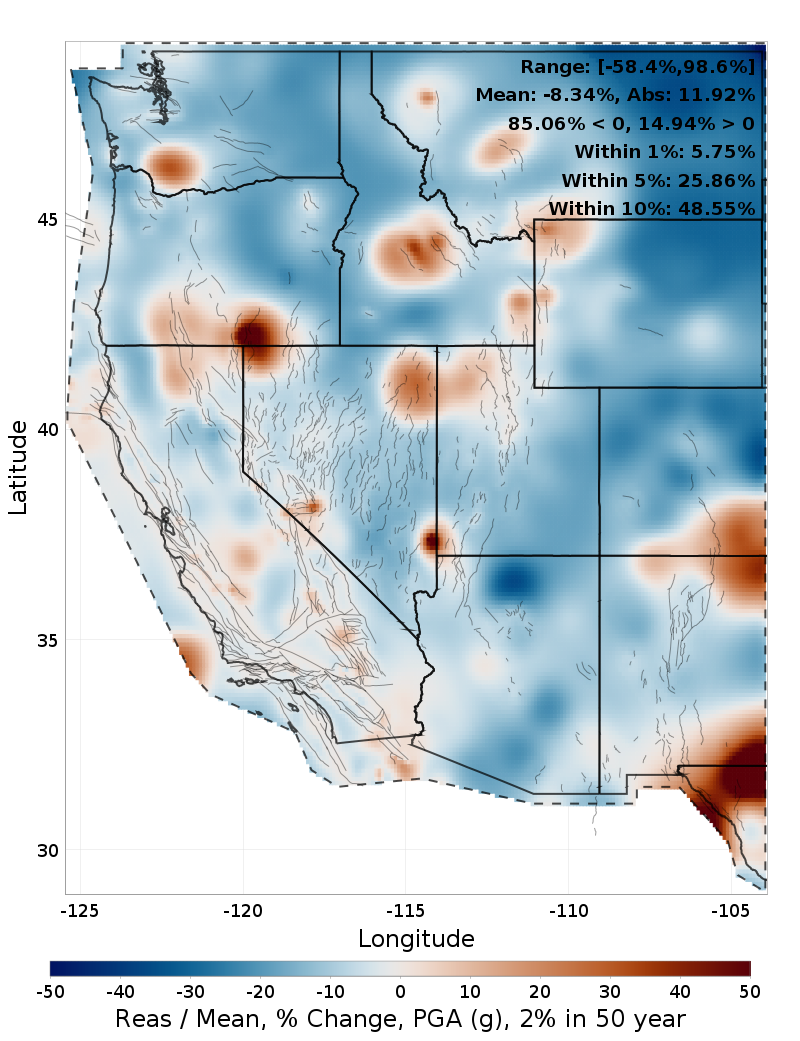 Percent Difference Map