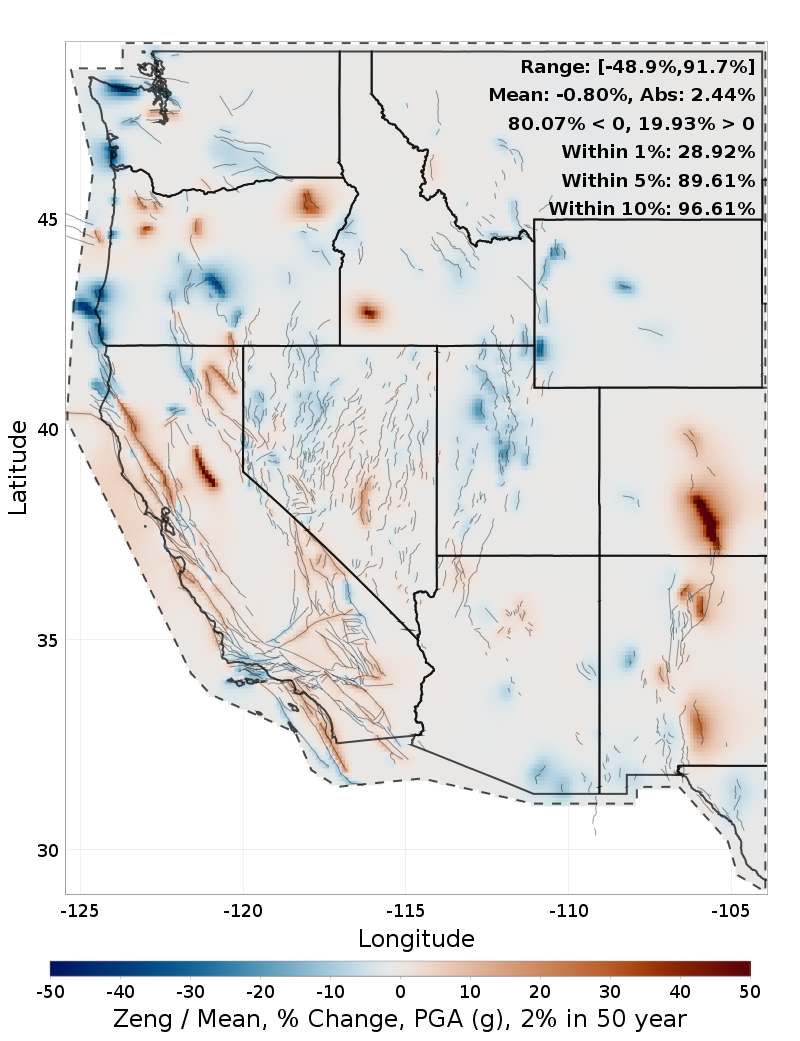 Percent Difference Map