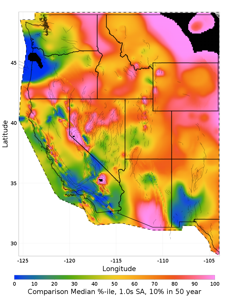 Median Percentile Map