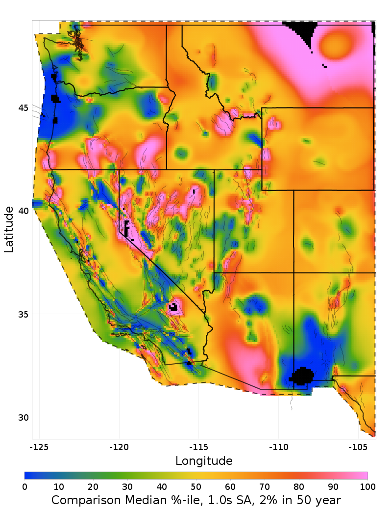 Median Percentile Map