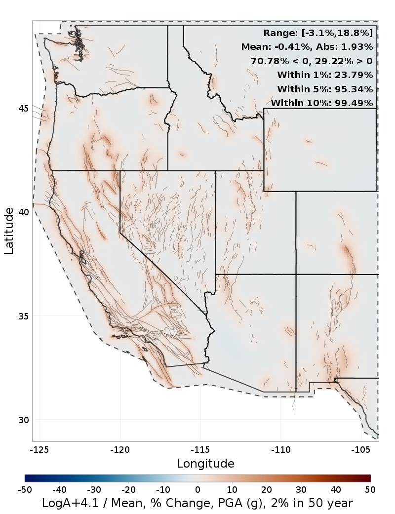 Percent Difference Map