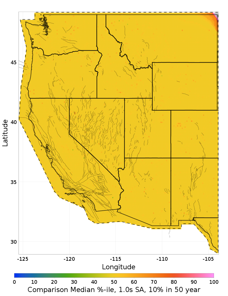 Median Percentile Map